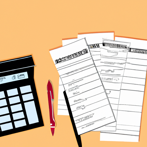 3. תמונה של חשבונות וקבלות מפוזרים על שולחן, המתארת את הצורך במעקב אחר הוצאות.